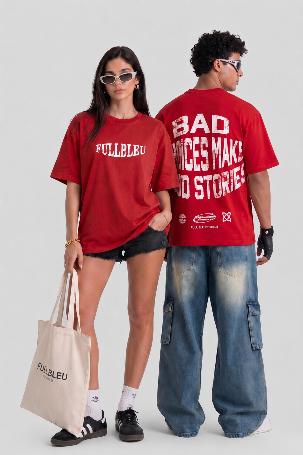 Bad Choices Good Stories Oversized T-shirt