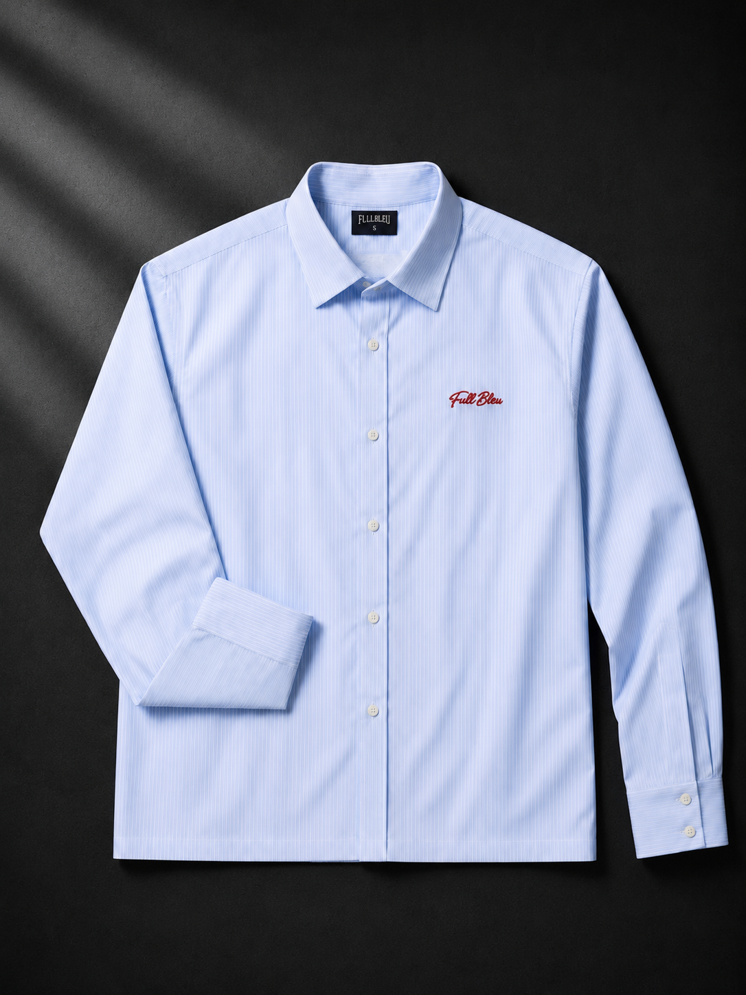 Blue & White Stripe Boxy Fit Shirt